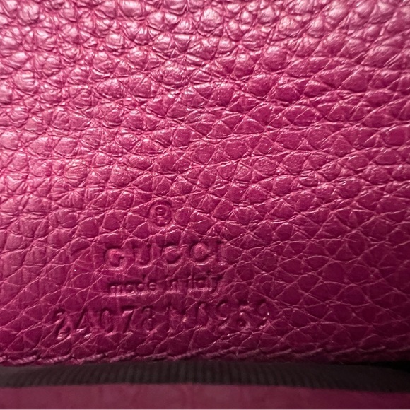Authentic Gucci Horsebit Flap Continental Pink Leather Wallet, pre-loved - Picture 12 of 12